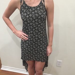 Size Small, Black Floral Dress
